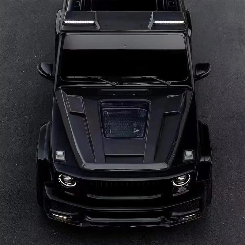 High Quality Car Engine Hood for  Class W463 G63 G65 G55 B Style Carbon Fiber Bonnet